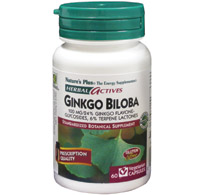 Natures Plus Ginkgo Biloba 100 Mg Vegetarian Capsule 60