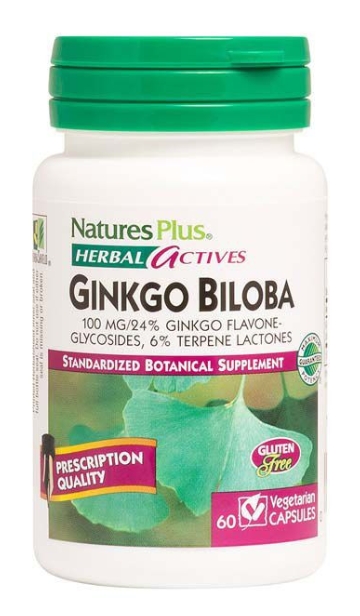 Natures Plus Ginkgo Biloba 100 Mg Vegetarian Capsule 60