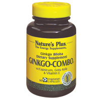Natures Plus Ginkgo Combo Complex Vegetarian Capsule 60