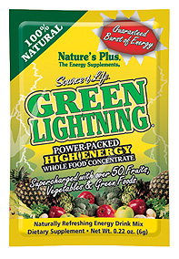 Natures Plus Green Lightning Powder Packets 20 Pk