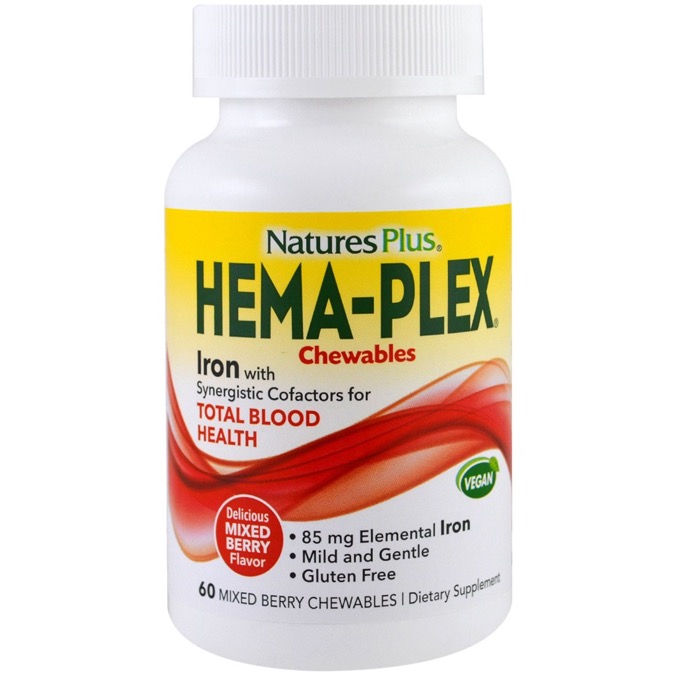 Natures Plus Hemaplex Chewable 60