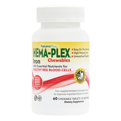 Natures Plus Hemaplex Chewable 60