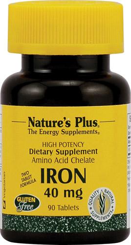 Natures Plus Iron 40 Mg Tablet 90
