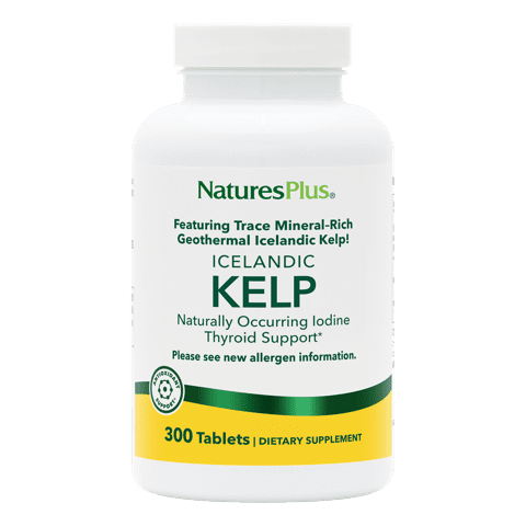 Natures Plus Kelp 300 Mg/150 Mcg Iodine Tablet 300