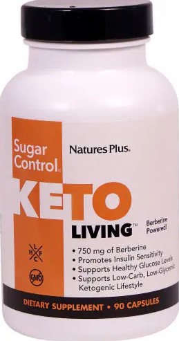 Natures Plus Ketoliving Berberine Vegetarian Capsules 90      TEMPORARILY UNAVAILABLE