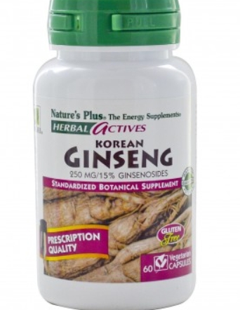 Natures Plus Korean Ginseng 250 Mg Vegetarian Capsule 60