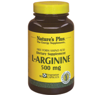 Natures Plus L-Arginine 500 Mg Vegetarian Capsule 90