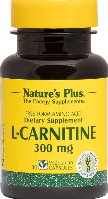 Natures Plus L-Carnitine 300 Mg Vegetarian Capsule 30