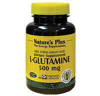 Natures Plus Glutamine 500 Mg Vegetarian Capsule 60
