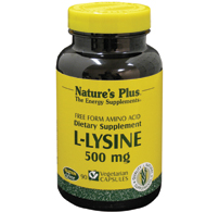 Natures Plus L-Lysine 500 Mg Vegetarian Capsule 90