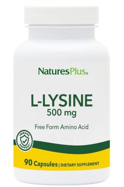 Natures Plus L-Lysine 500 Mg Vegetarian Capsule 90
