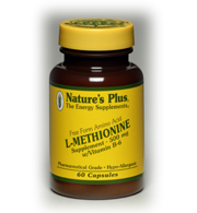 Natures Plus L-Methionine 500 Mg W/ Vit B-6 Vcaps 60