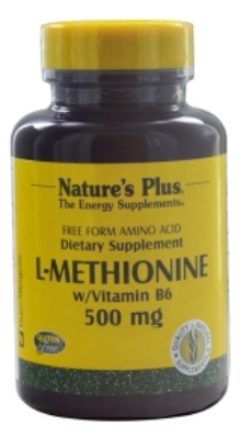 Natures Plus L-Methionine 500 Mg W/ Vit B-6 Vcaps 60
