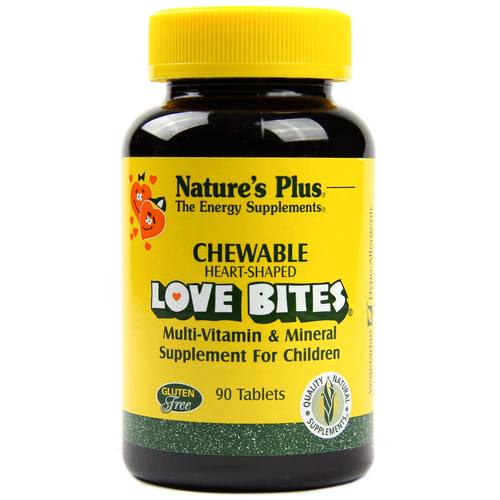 Natures Plus Love Bites Childrens Chewable 90  TEMPORARILY UNAVAILABLE