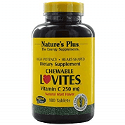 Natures Plus Lovites Vit C 250 Mg Chewable 180     TEMPORARILY UNAVAILABLE