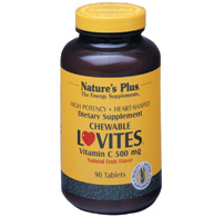 Natures Plus Lovites Vit C 500 Mg Chewable 90-UNAVAILABLE
