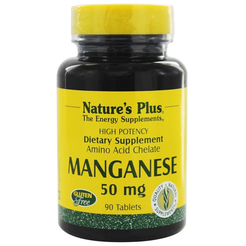 Natures Plus Manganese 50 Mg Tablet 90
