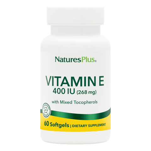 Natures Plus Vitamin E Mixed Tocopherol 400Iu 60