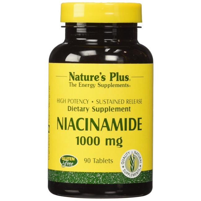 Natures Plus Niacinamide 1,000 Mg Slow Release Tablet 90