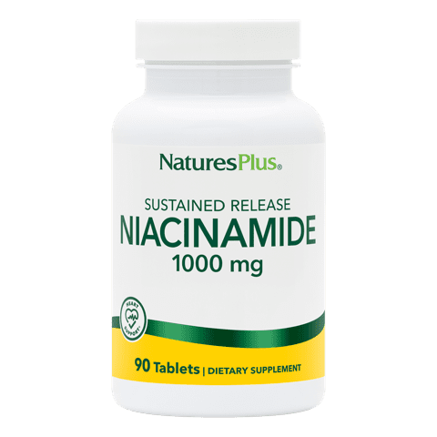 Natures Plus Niacinamide 1,000 Mg Slow Release Tablet 90