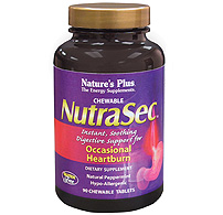 Natures Plus Nutrasec Digestive Aid Chew 90 -UNAVAILABLE