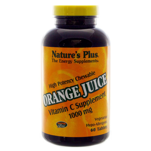 Natures Plus Orange Juice C 1,000 Mg Chewable 60