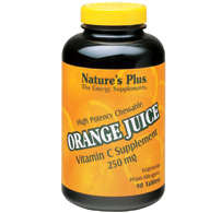 Natures Plus Orange Juice C 250 Mg Chewable 90     TEMPORARILY UNAVAILABLE