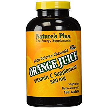Natures Plus Orange Juice C 500 Mg Chewable 180