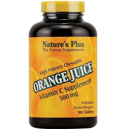 Natures Plus Orange Juice C 500 Mg Chewable 90
