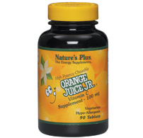 Natures Plus Orange Juice Jr 100 Mg Chewable 90