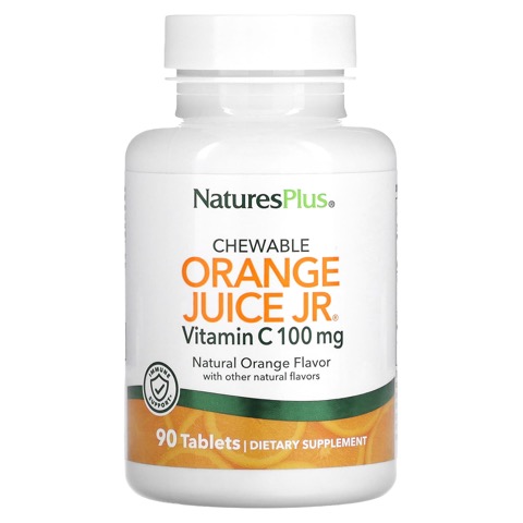 Natures Plus Orange Juice Jr 100 Mg Chewable 90