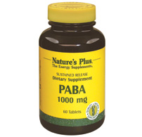 Natures Plus Paba 1,000 Mg Slow Release Tablet 60