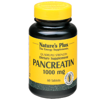 Natures Plus Pancreatin 1,000 Mg Tablet 60
