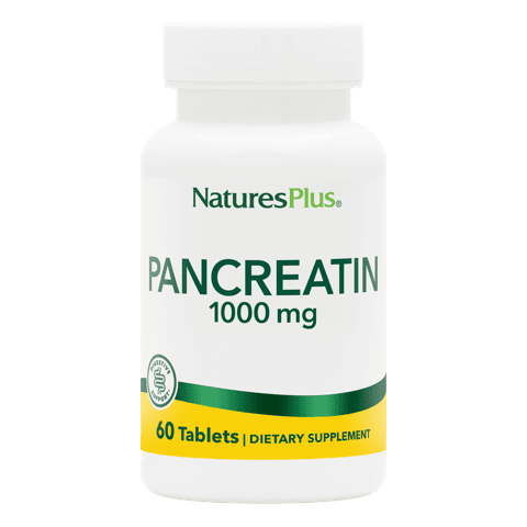 Natures Plus Pancreatin 1,000 Mg Tablet 60