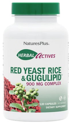 Natures Plus Red Yeast Rice + Gugulipid Vegetarian Capsule 120