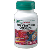 Natures Plus Red Yeast Rice + Gugulipid Vegetarian Capsule 60