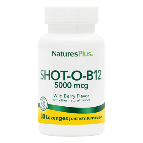 Natures Plus Shot-O-B12 5,000 Mcg Lozenge 30