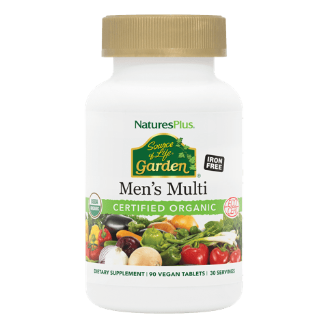 Natures Plus Sol Garden Organic Mens Multi Tablet 90