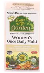 Natures Plus Sol Garden Organic Womens Daily Tablet 30