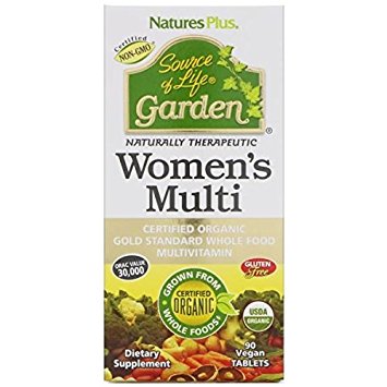 Natures Plus Sol Garden Organic Womens Multi Tablet 90