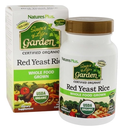 Natures Plus Sol Garden Red Yeast Rice 600Mg Caps 60