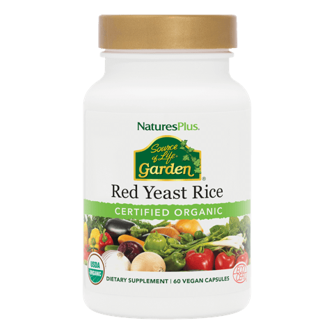 Natures Plus Sol Garden Red Yeast Rice 600Mg Caps 60