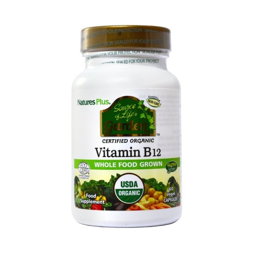 Natures Plus Sol Garden Vit B-12 1000Mcg Cap 60