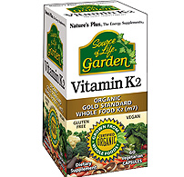 Natures Plus Sol Garden Vit K2 120 Mcg Cap 60