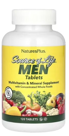 Natures Plus Source Of Life Men'S Multi 120