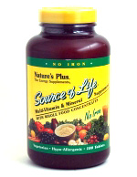 Natures Plus Source Of Life No-Iron Tablet 180