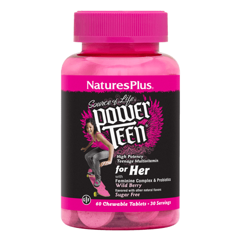 Natures Plus Power Teen (Hers) Chewable 60