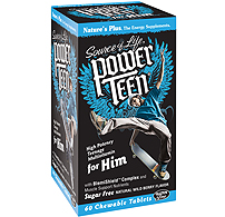 Natures Plus Power Teen (His) Chewable 60