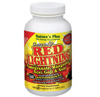 Natures Plus Red Lightning Vegetarian Capsule 180  TEMPORARELY UNAVAILABLE