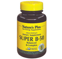 Natures Plus Super B-50 Complex Vegetarian Capsule 60